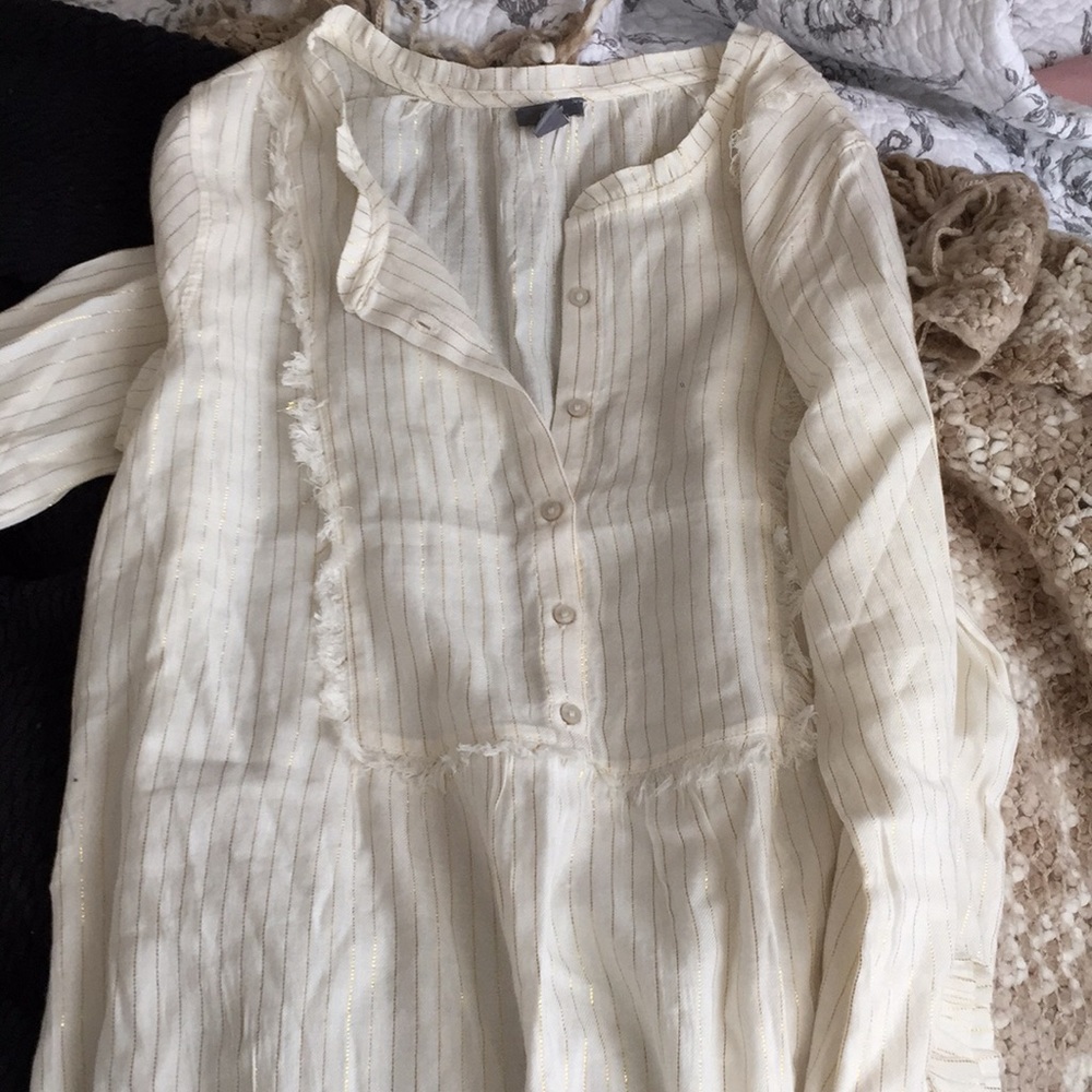 American Eagle Ruffle Shirt dress.